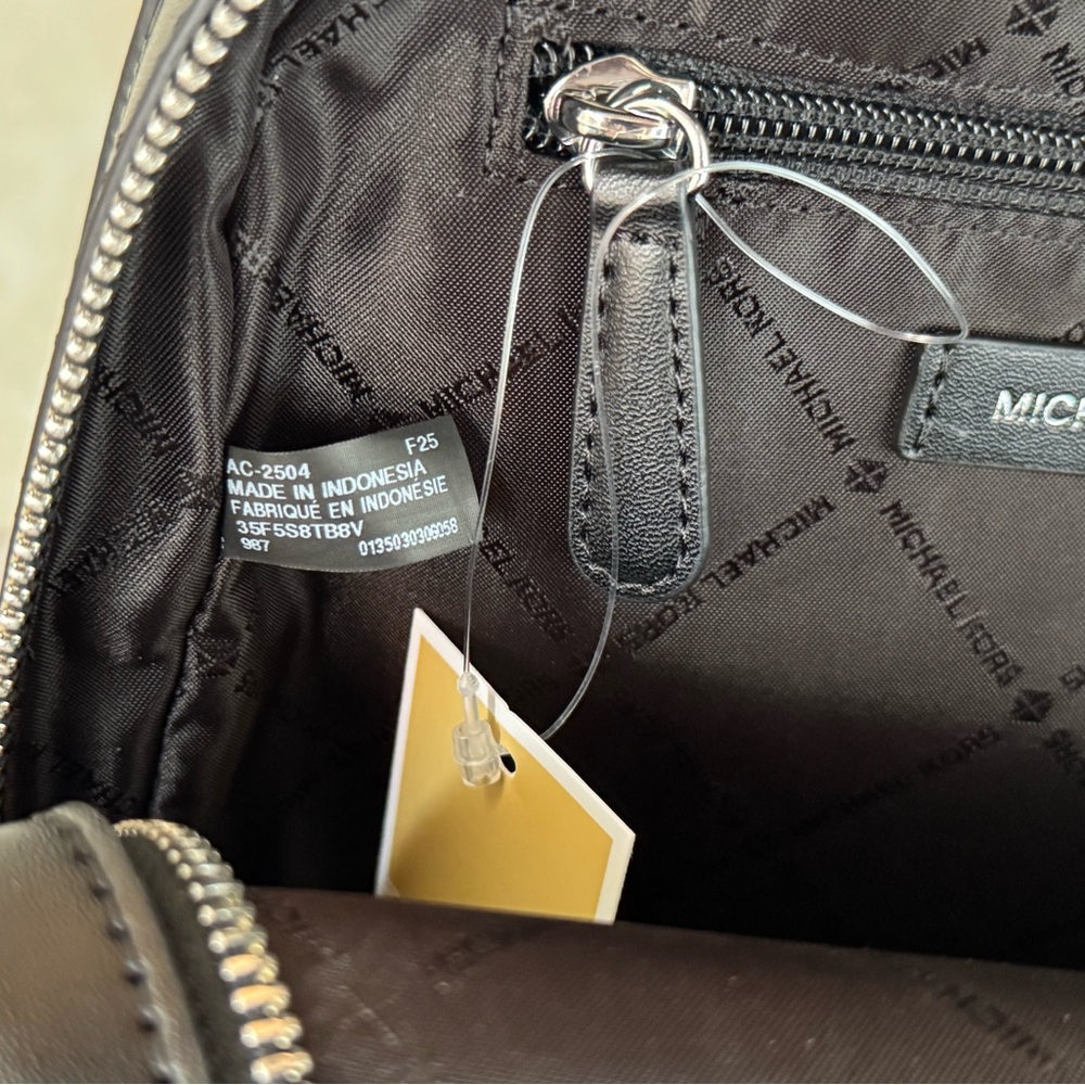 Michael Kors Jaycee Medium Backpack MK Ombre Black Multi - Picture 11 of 14